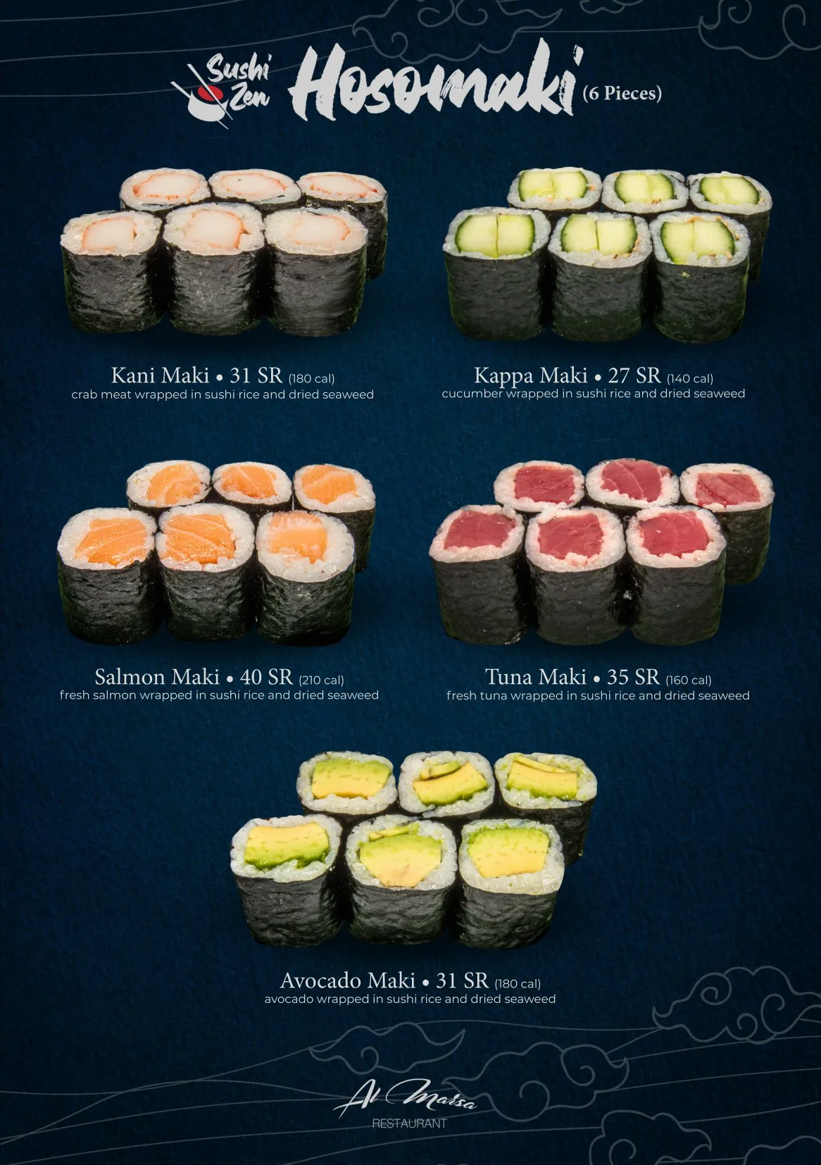 Sushi Zen Menu — page 5