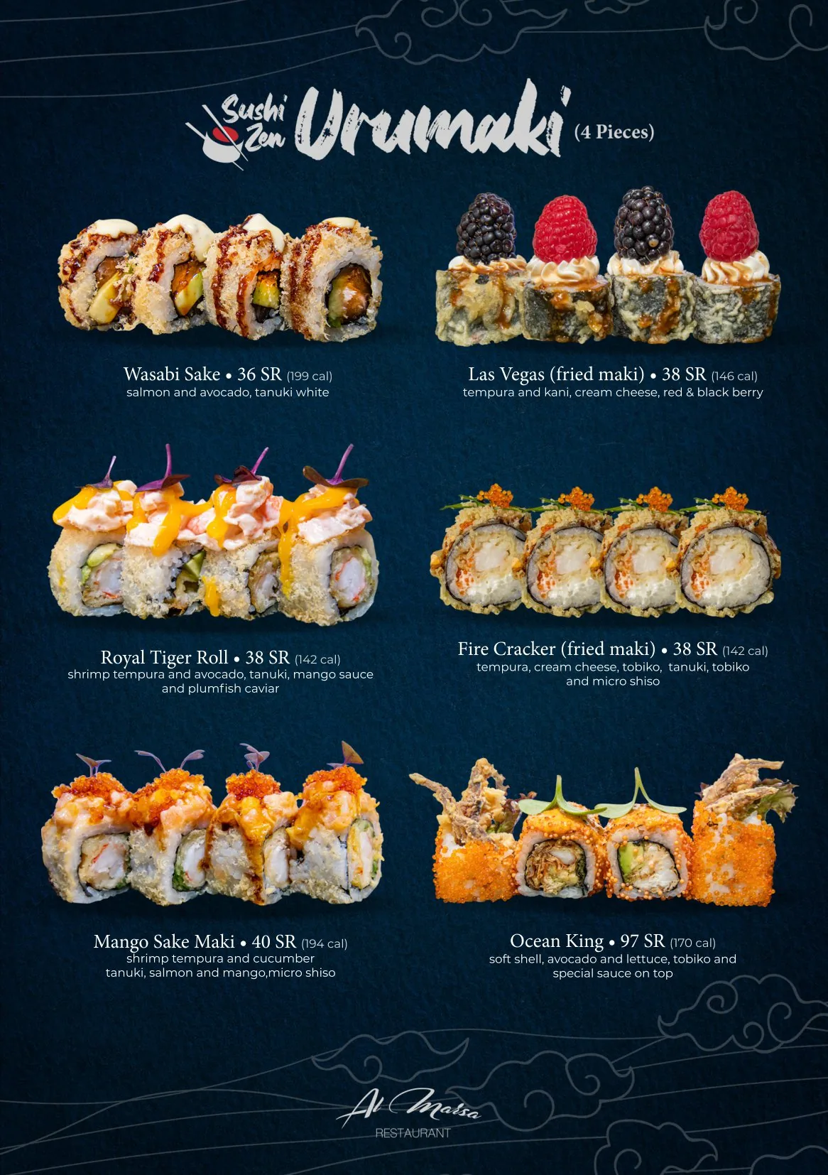 Sushi Zen Menu — page 6