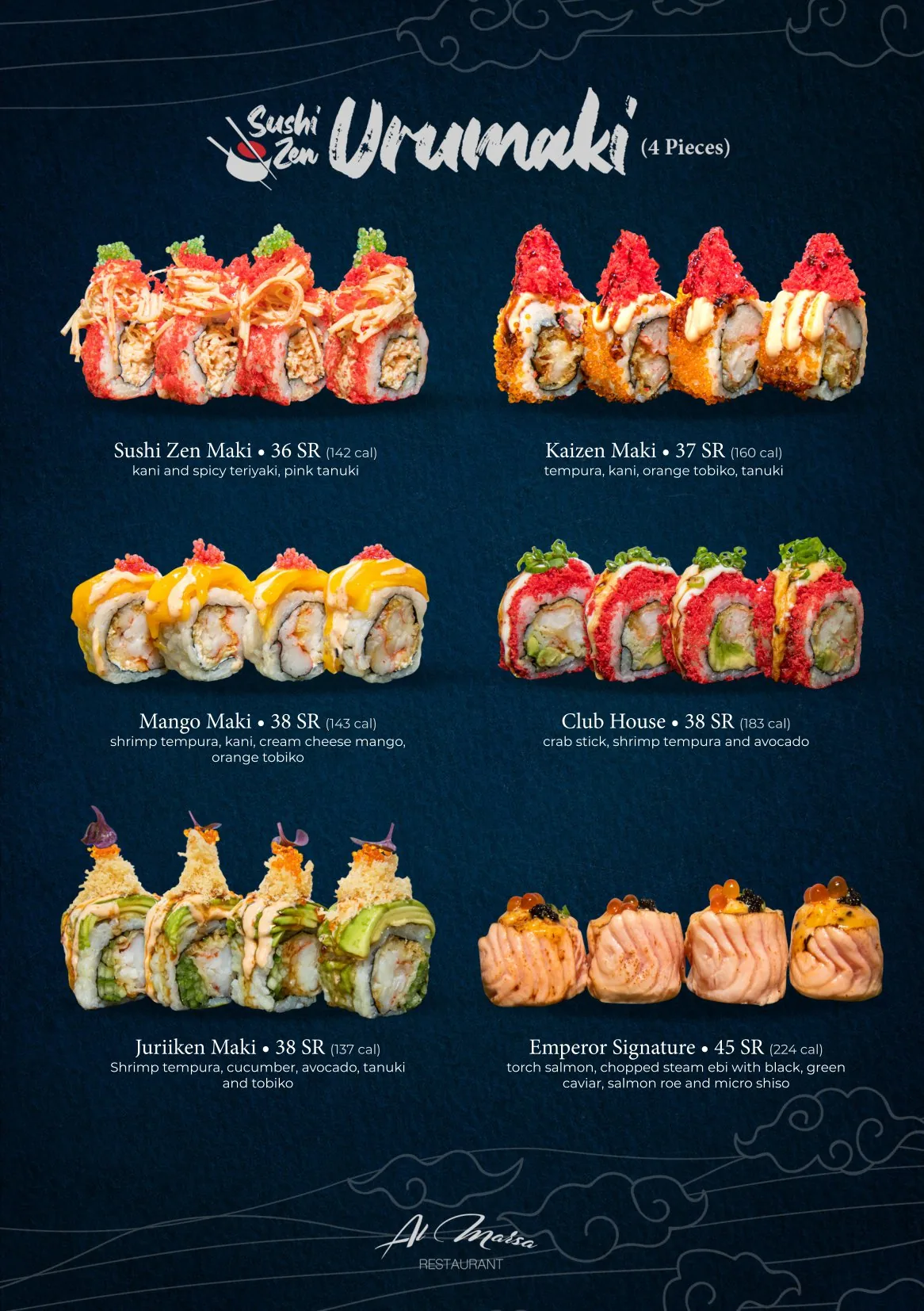 Sushi Zen Menu — page 7